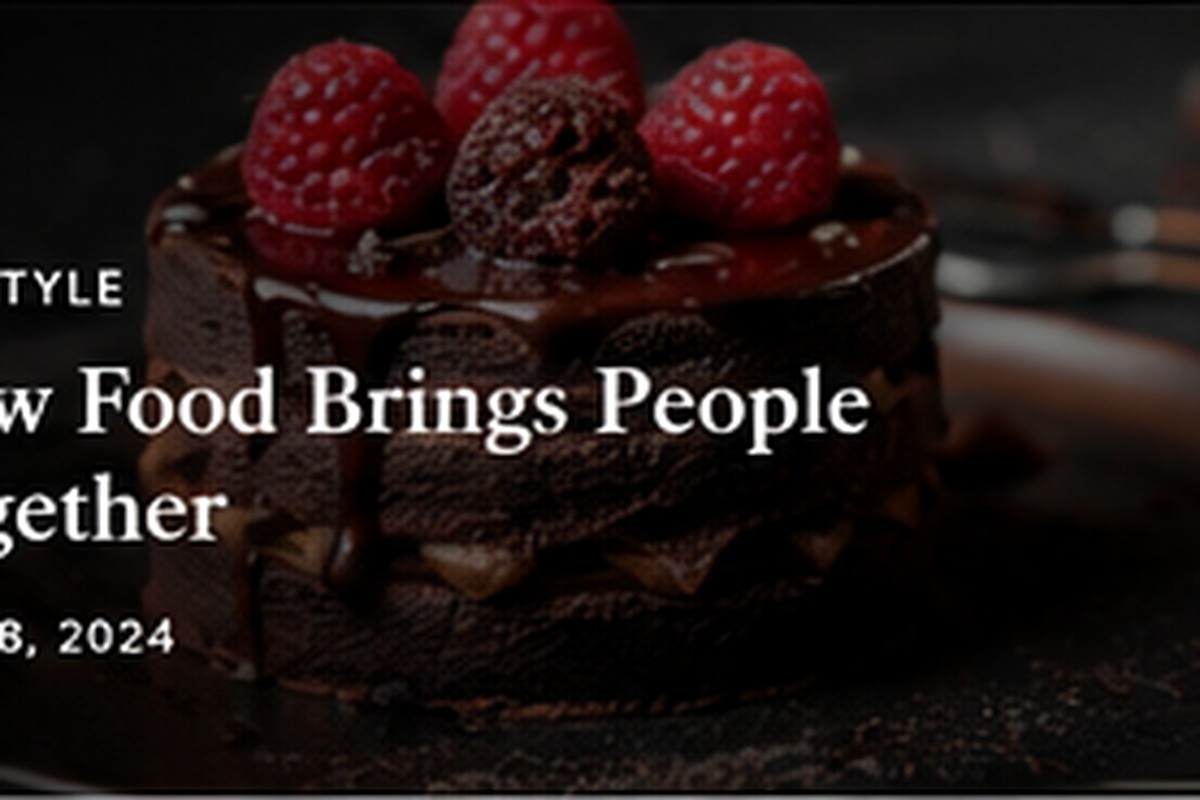 Craft chocolate dessert
