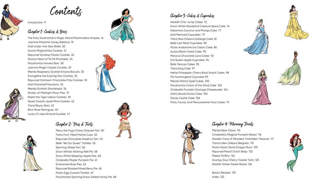 Disney Princess Baking: 60+ Royal Treats (Hardcover)