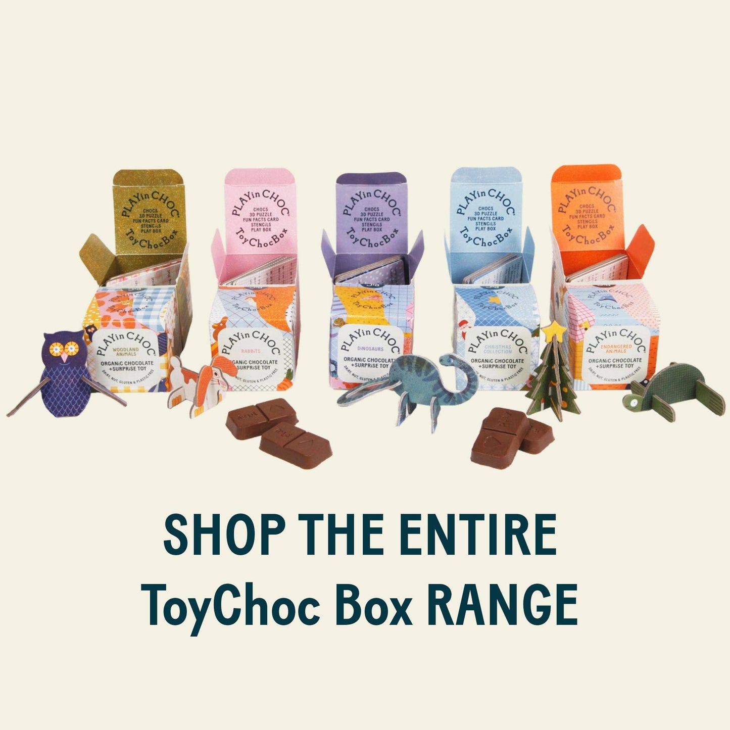ToyChoc Box® (x18) WOODLAND ANiMALS