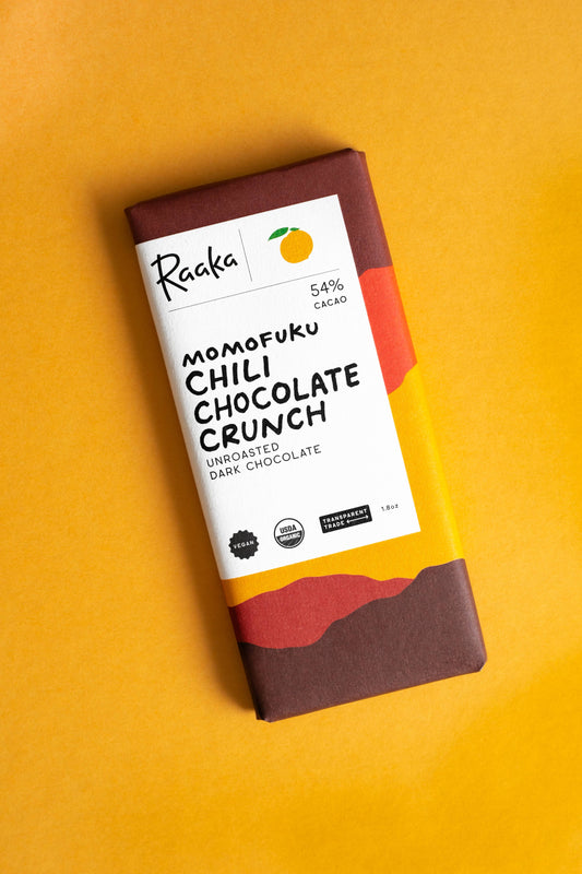 54% Momofuku Chili Chocolate Crunch Bar - Limited Batch